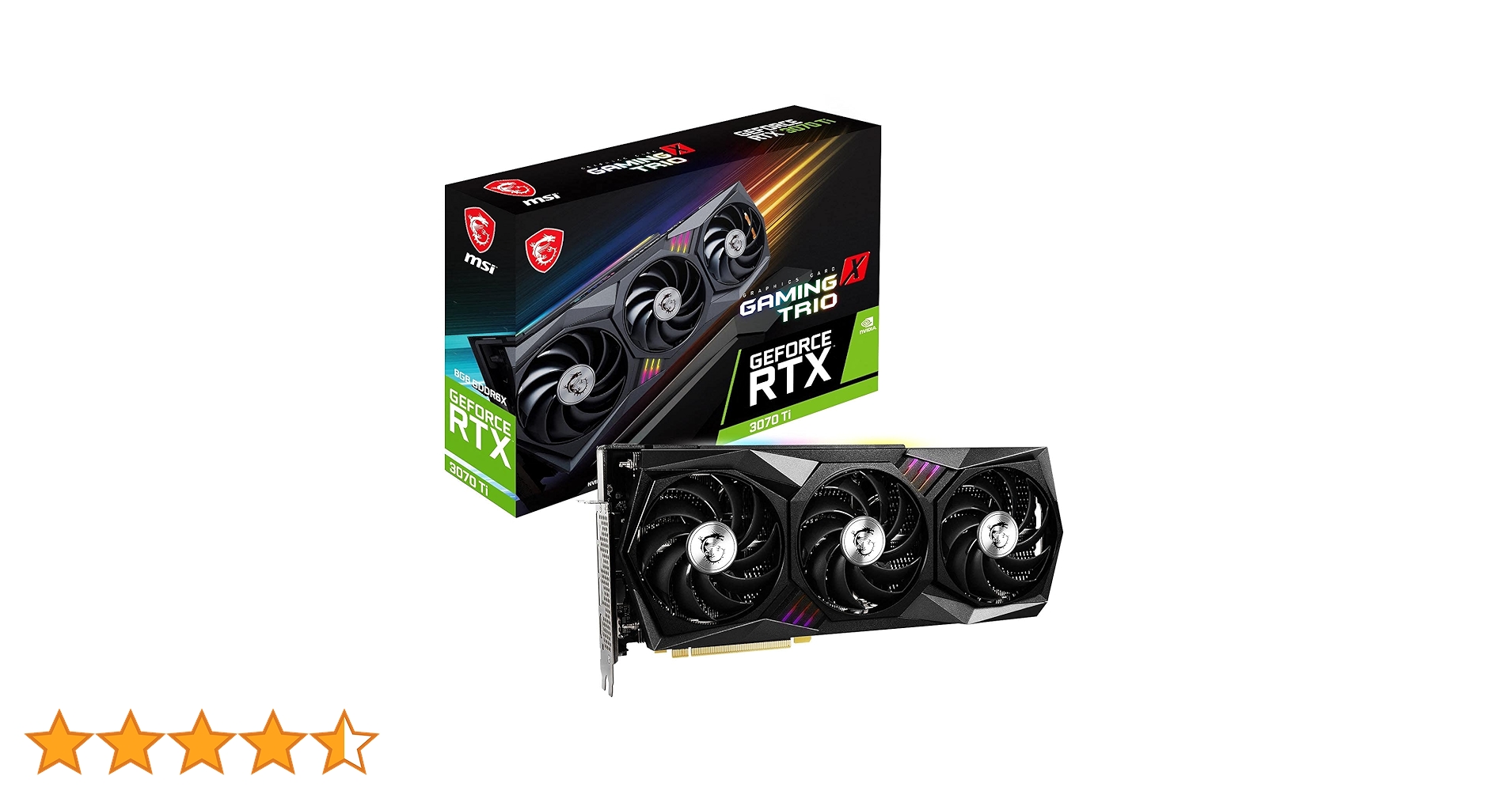 Amazon | MSI GeForce RTX 3070 Ti GAMING X TRIO 8G グラフィックス